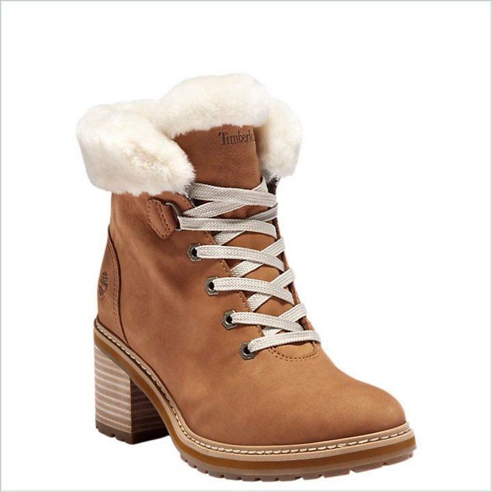  TIMBER Womens Sienna High Shearling Waterproof Boots