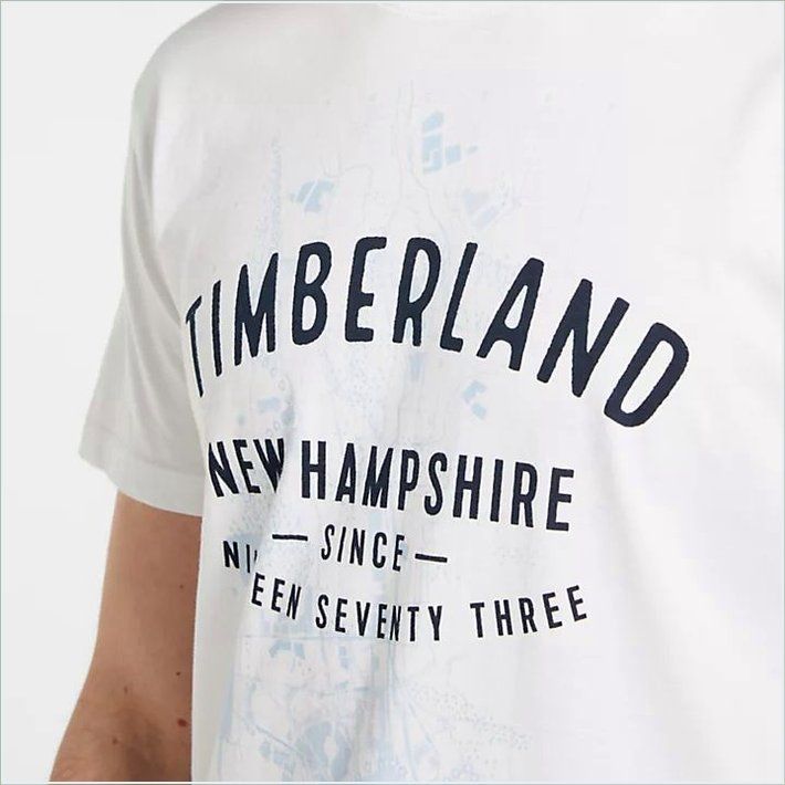  TIMBER Mens Map Graphic T-Shirt