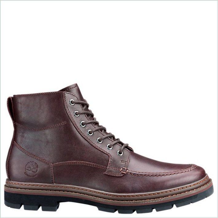  TIMBER Mens Port Union Moc-Toe Waterproof Boots