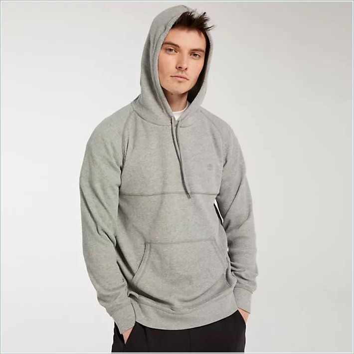  TIMBER Mens Wharf River Waffle-Knit Hoodie