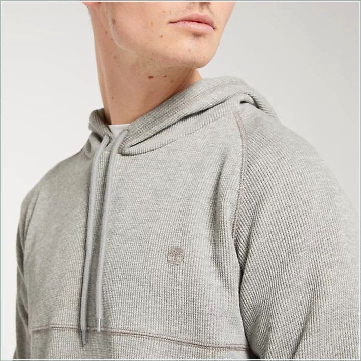  TIMBER Mens Wharf River Waffle-Knit Hoodie