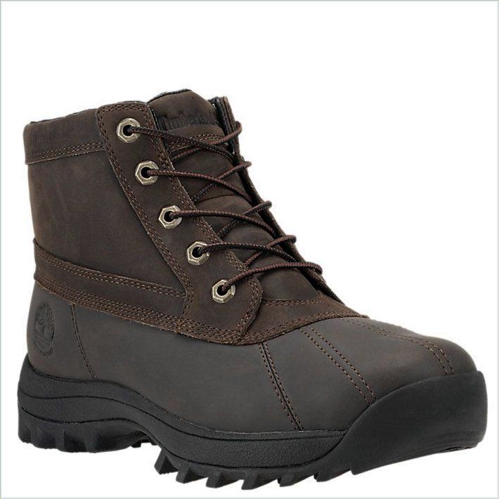  TIMBER Mens Canard Mid Waterproof Leather Boots