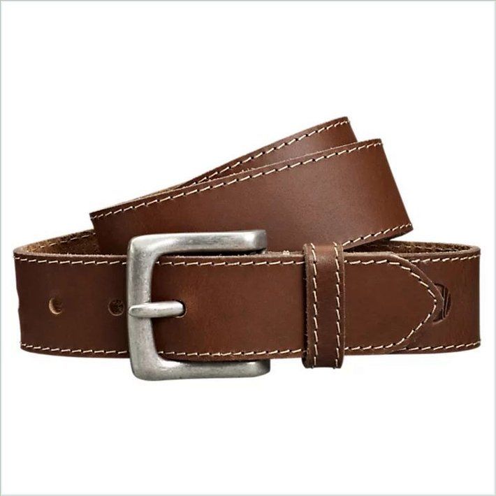  TIMBER Mens Oiled Buffalo Leather Belt