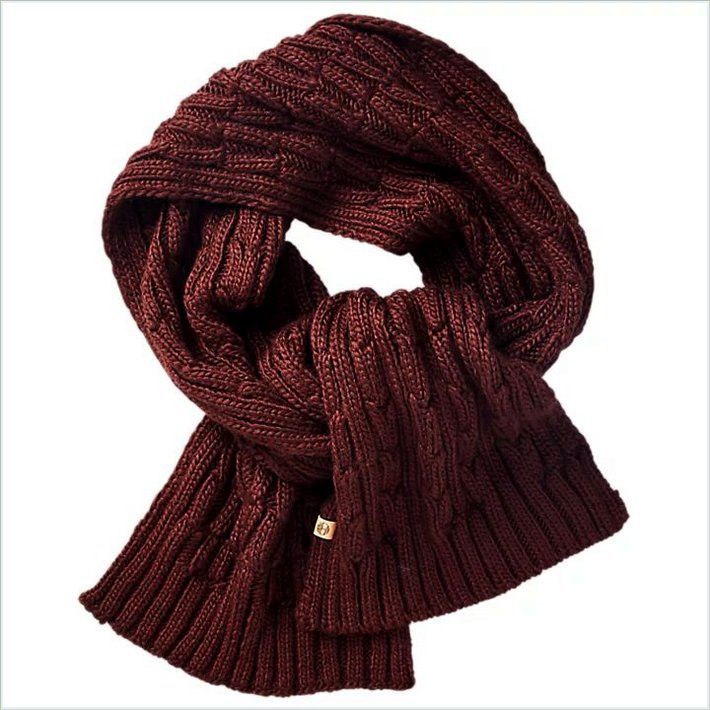  TIMBER Shadow Lake Cable-Knit Scarf