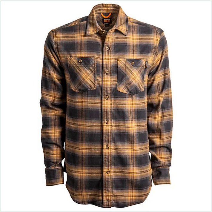  TIMBER PRO Mens Woodfort Flex Flannel Work Shirt