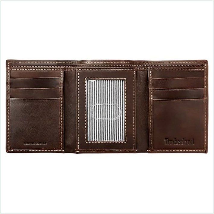  TIMBER Smooth Leather Tri-Fold Wallet