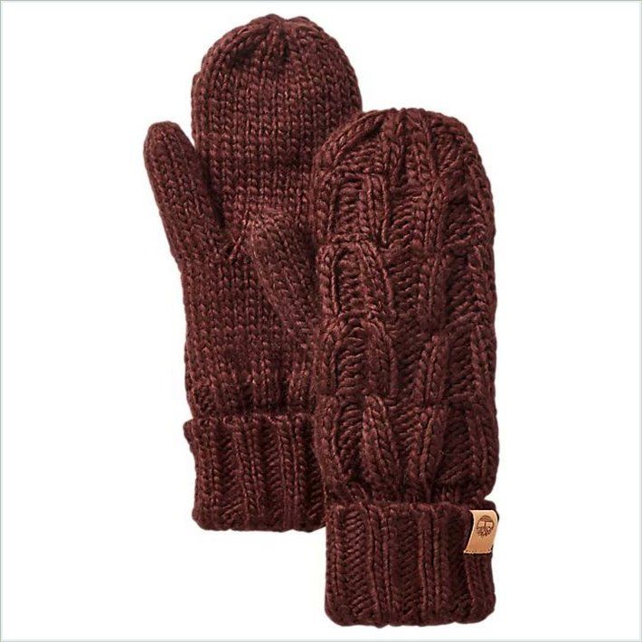  TIMBER Womens Shadow Lake Cable-Knit Mittens