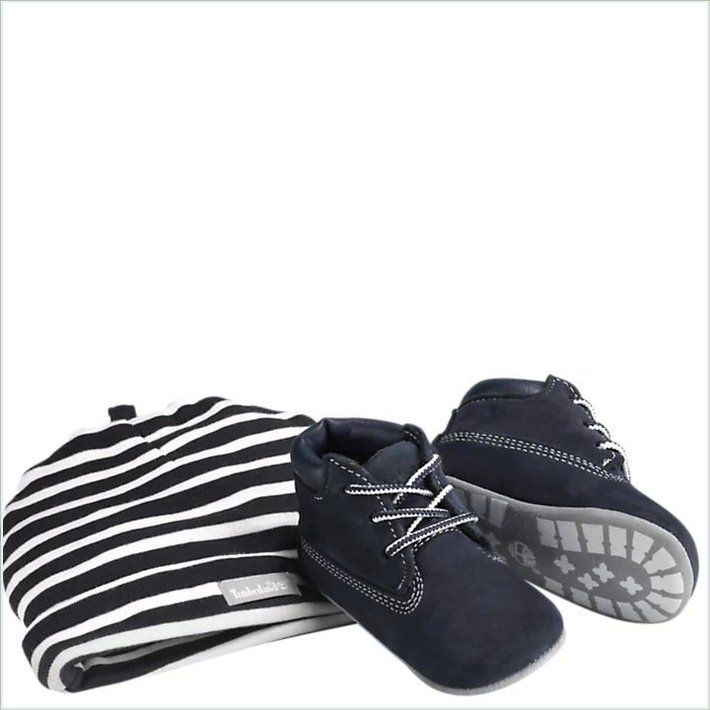  TIMBER Infant Crib Booties/Cap Set