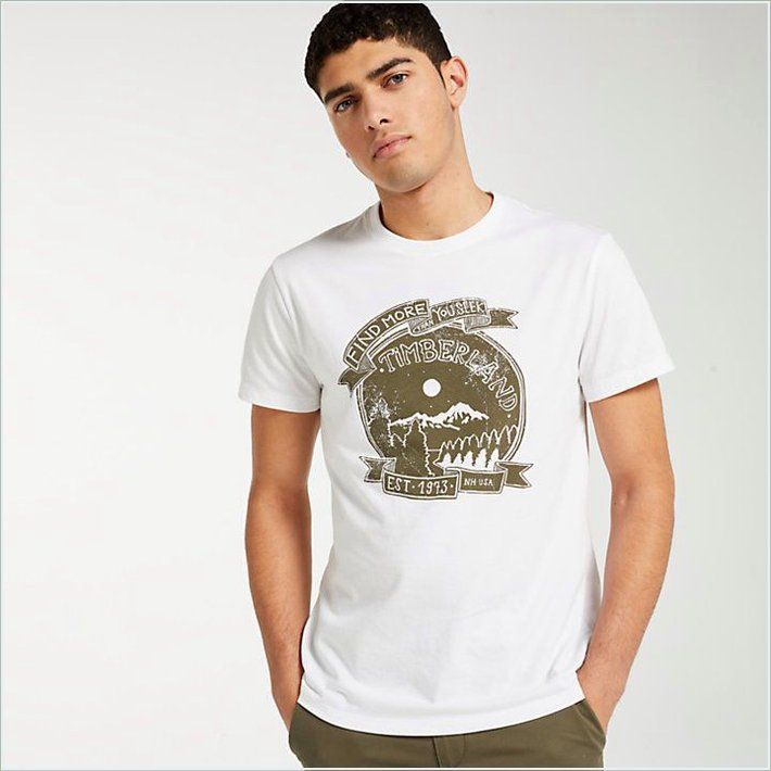  TIMBER Mens Night Mountain Graphic T-Shirt