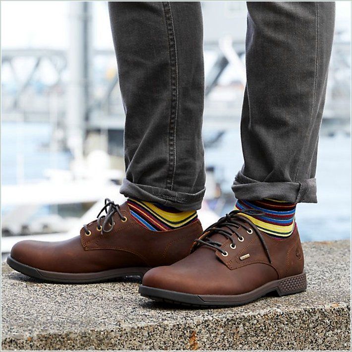  TIMBER Mens Citys Edge Waterproof Oxford Shoes