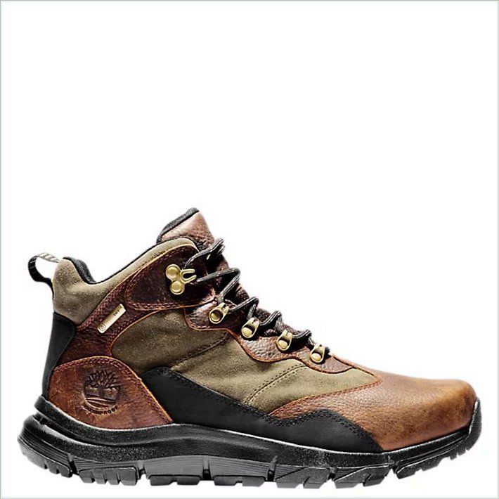  TIMBER Mens Garrison Field Mid Waterproof Hiking Boots