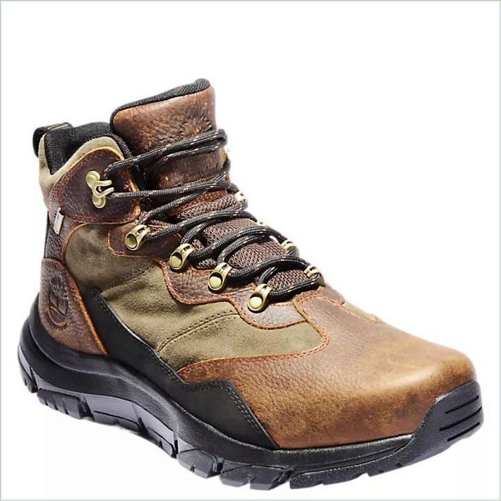  TIMBER Mens Garrison Field Mid Waterproof Hiking Boots