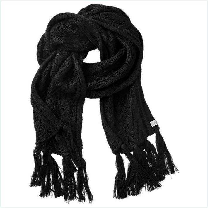  TIMBER Womens Essential Cable-Knit Scarf