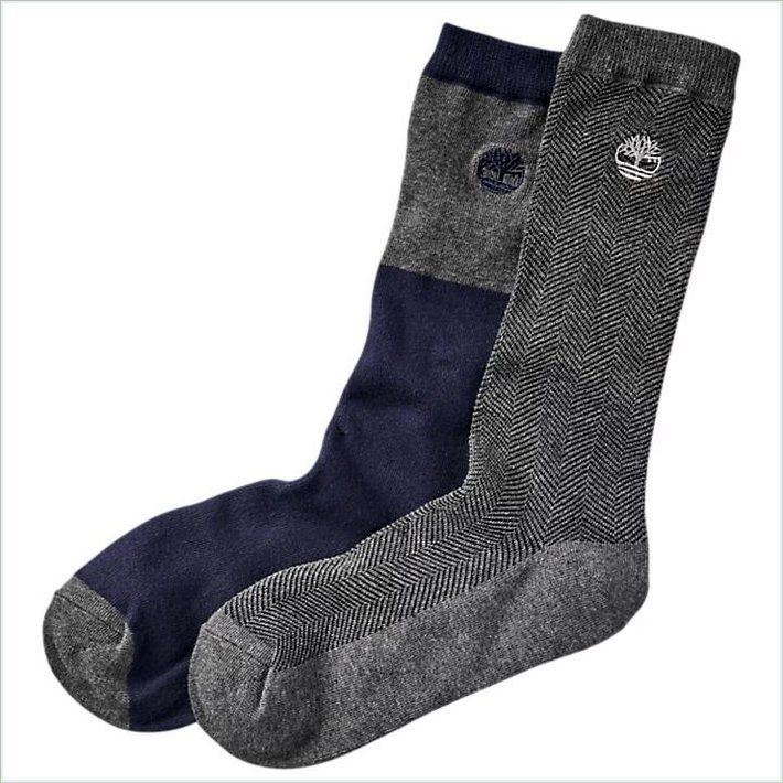  TIMBER Mens Everyday Crew Socks (2-Pack)