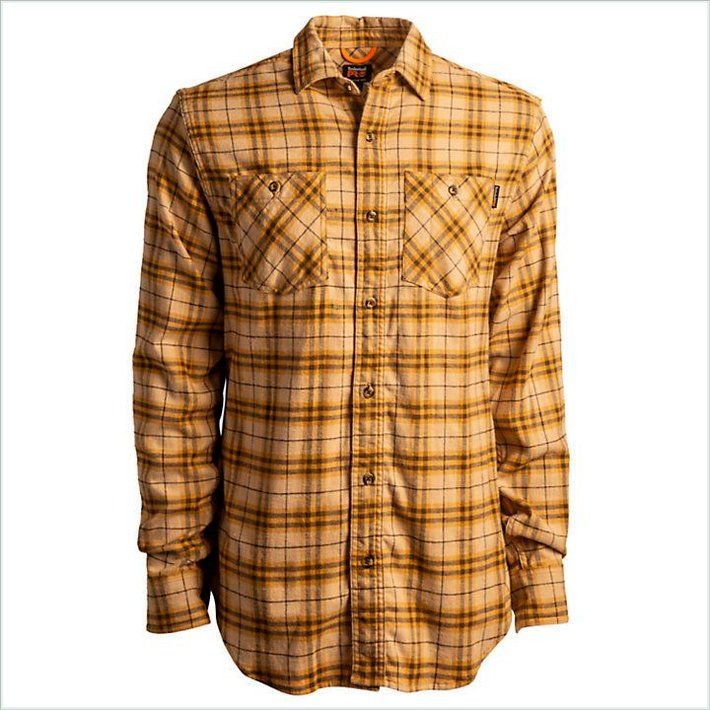  TIMBER PRO Mens Woodfort Flex Flannel Work Shirt