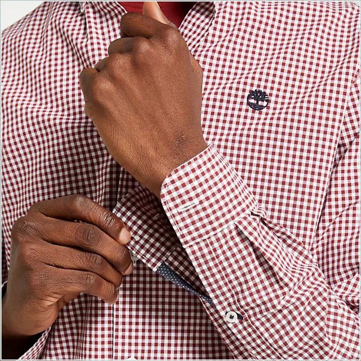  TIMBER Mens Suncook River Gingham Shirt