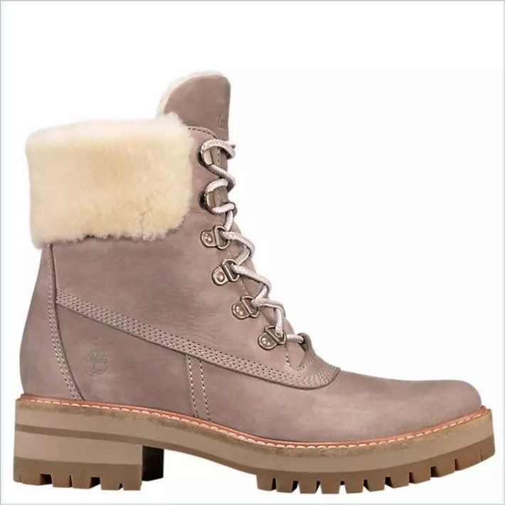  TIMBER Womens Courmayeur Valley Shearling-Lined Boots