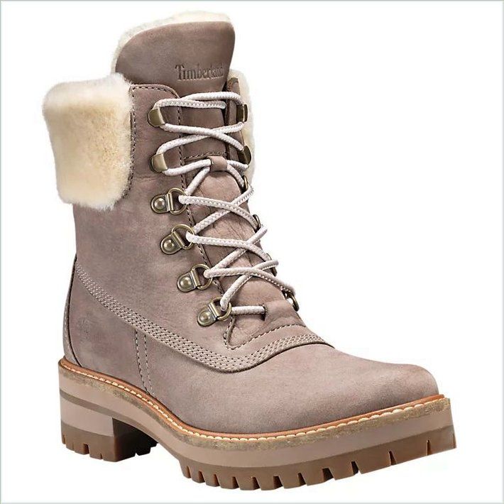  TIMBER Womens Courmayeur Valley Shearling-Lined Boots