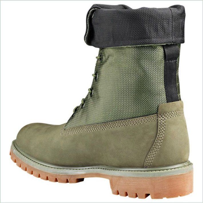  TIMBER Mens Mixed-Media Gaiter Boots