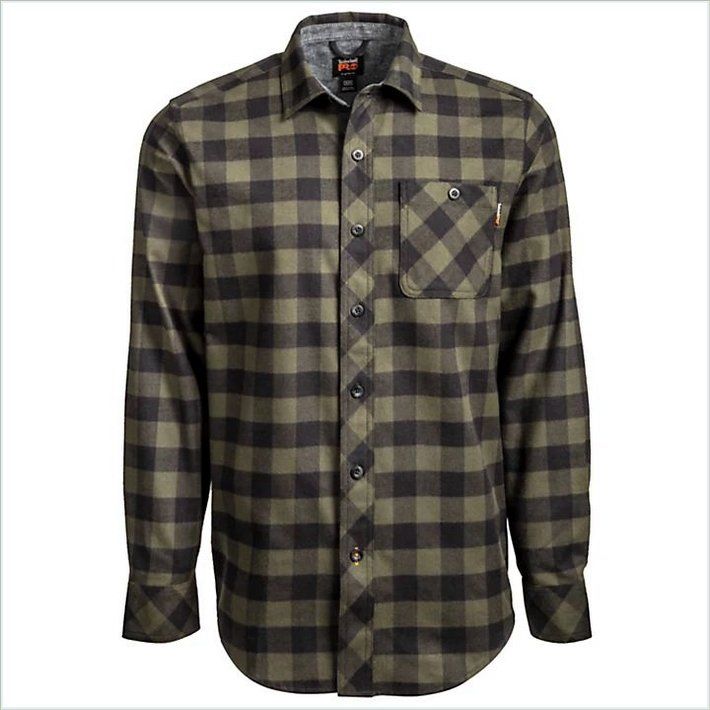  TIMBER PRO Mens Woodfort Midweight Flannel Work Shirt