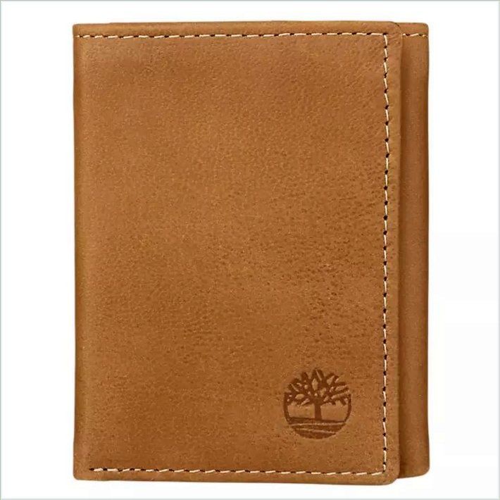  TIMBER Smooth Leather Tri-Fold Wallet