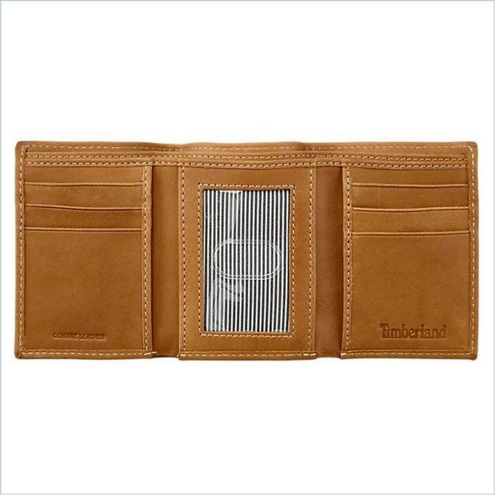  TIMBER Smooth Leather Tri-Fold Wallet