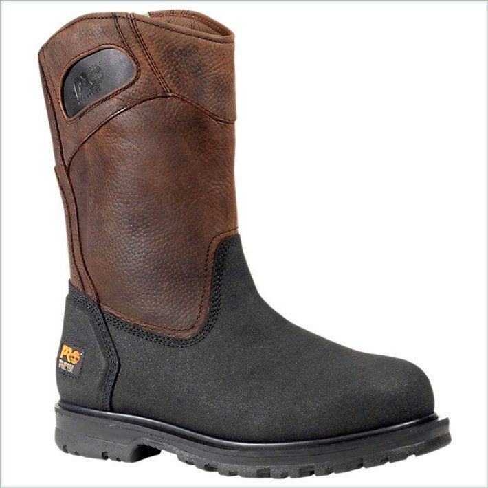  TIMBER PRO Mens PowerWelt Wellington Steel Toe Work Boots