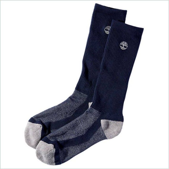  TIMBER Mens Essential Cooling Crew Socks (2-Pack)