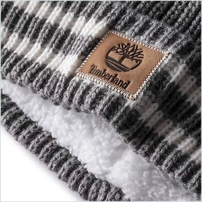  TIMBER Womens Shaker Striped Pom Beanie