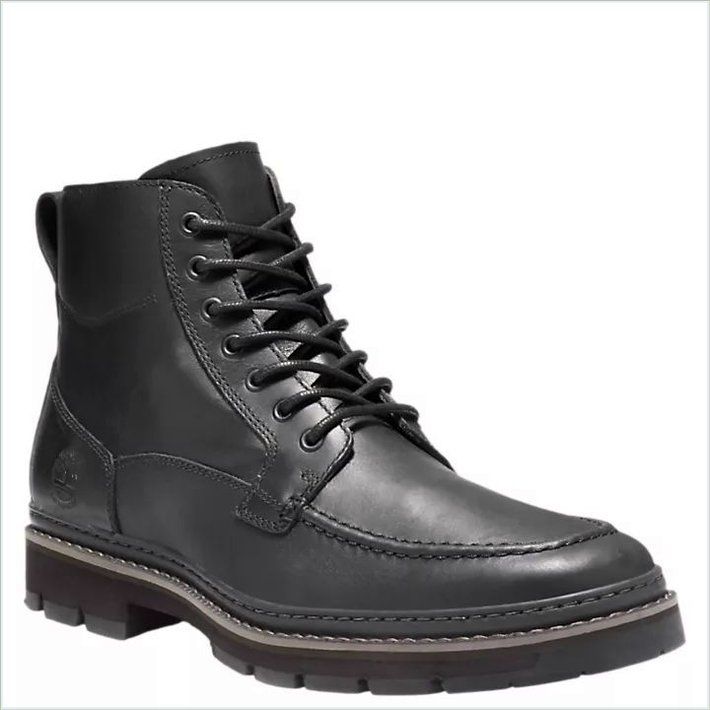  TIMBER Mens Port Union Moc-Toe Waterproof Boots