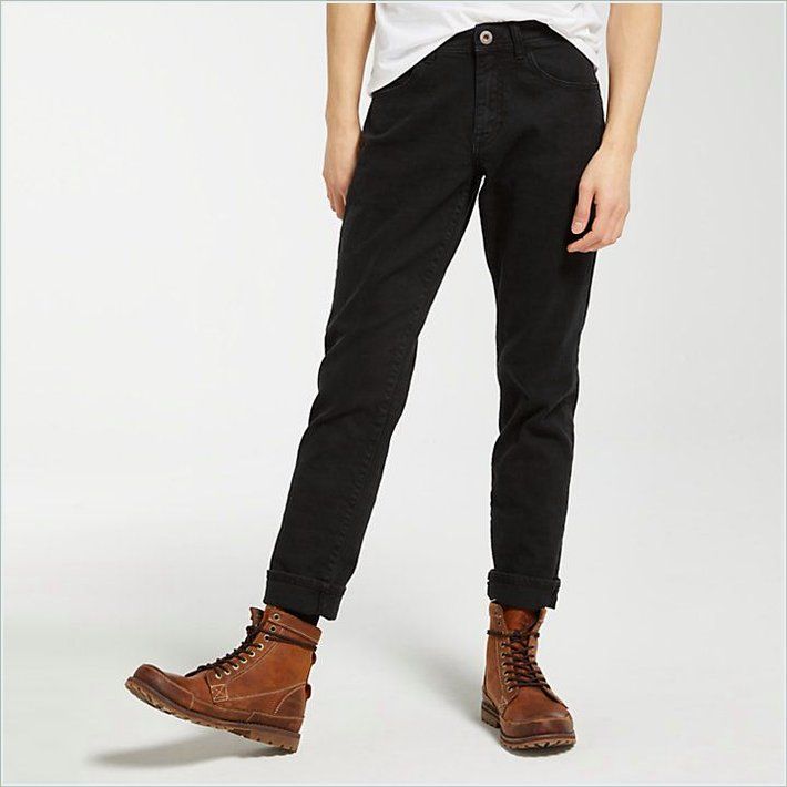  TIMBER Mens Sargent Lake Slim Fit Black Denim Pant