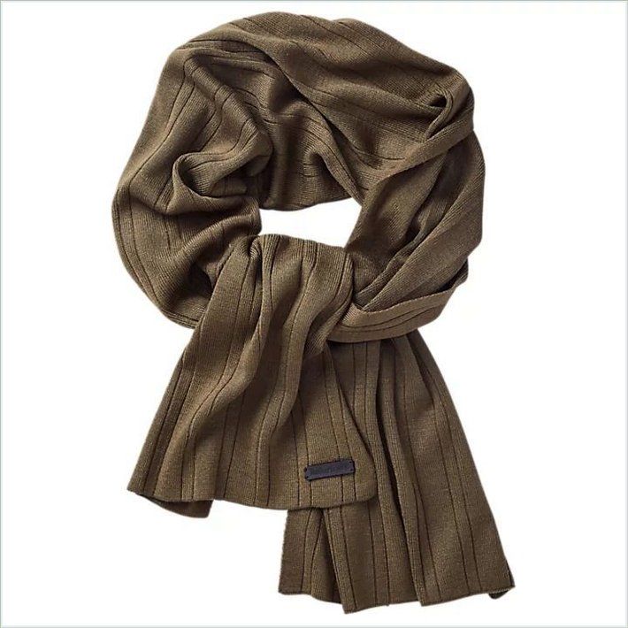  TIMBER Pinstriped Ribbed Scarf