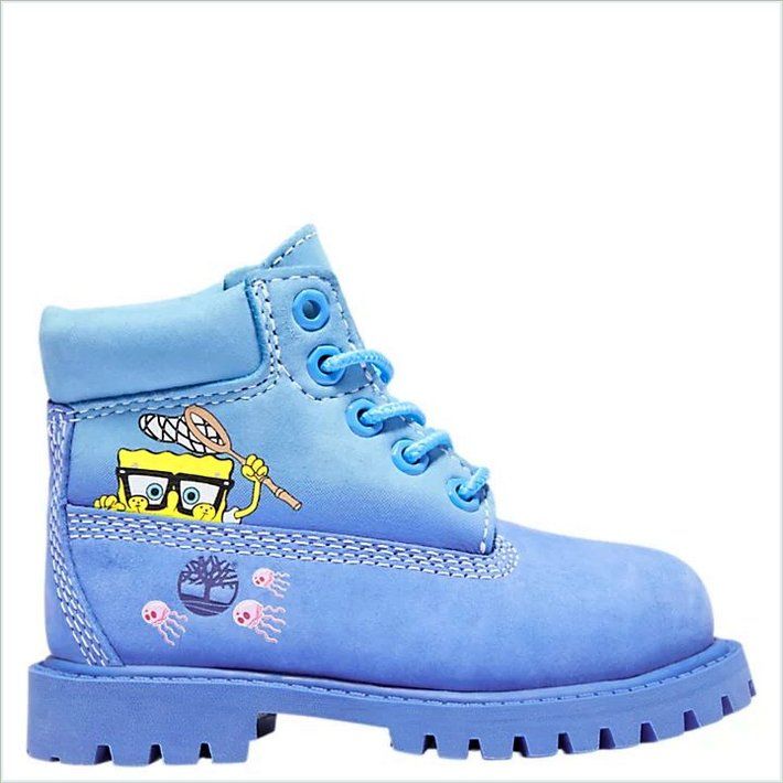  TIMBER Toddler SpongeBob SquarePants X TIMBER 6-Inch Waterproof Boots