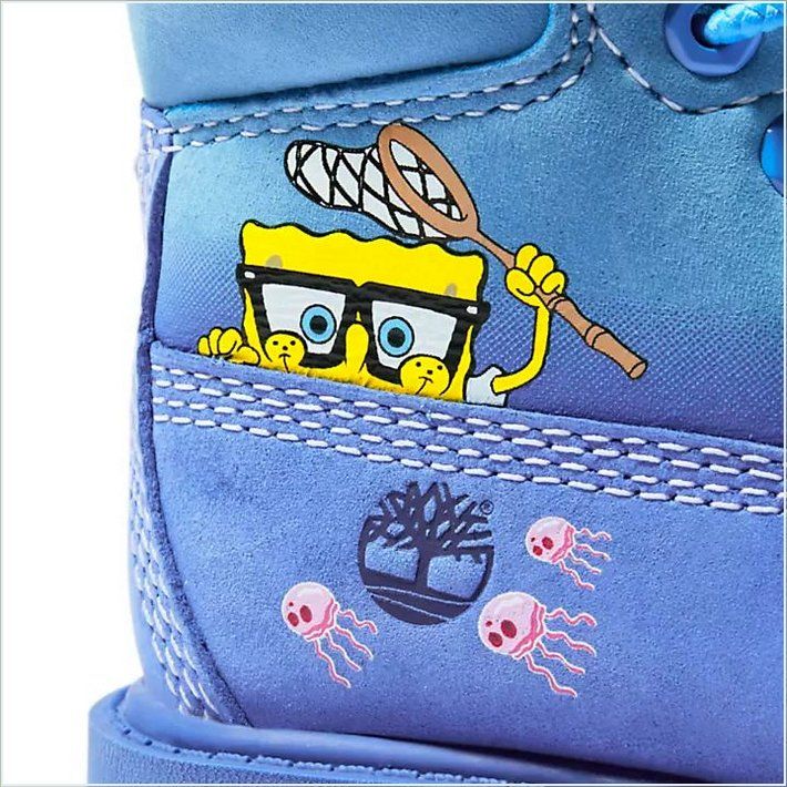  TIMBER Toddler SpongeBob SquarePants X TIMBER 6-Inch Waterproof Boots