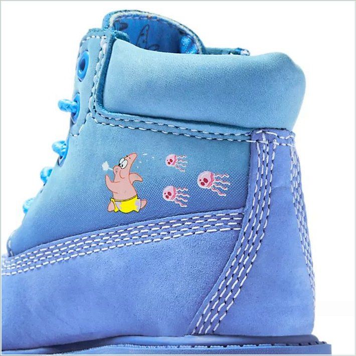  TIMBER Toddler SpongeBob SquarePants X TIMBER 6-Inch Waterproof Boots