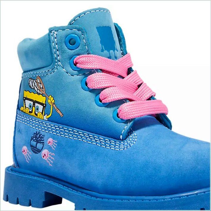  TIMBER Toddler SpongeBob SquarePants X TIMBER 6-Inch Waterproof Boots