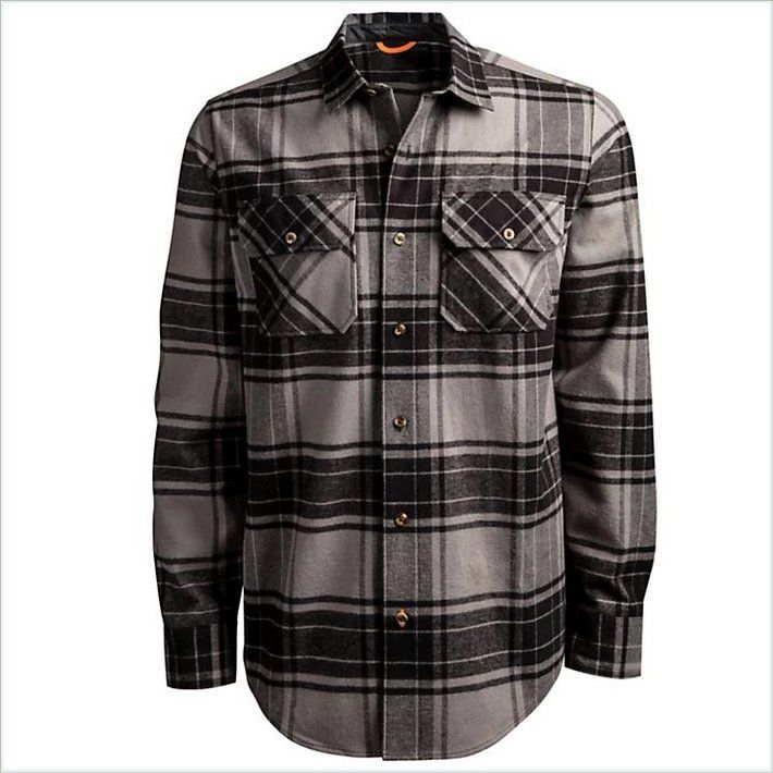  TIMBER PRO Mens Woodfort Heavyweight Flannel Work Shirt