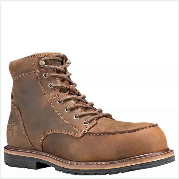  TIMBER PRO Mens Millworks 6" Moc Comp Toe Boots