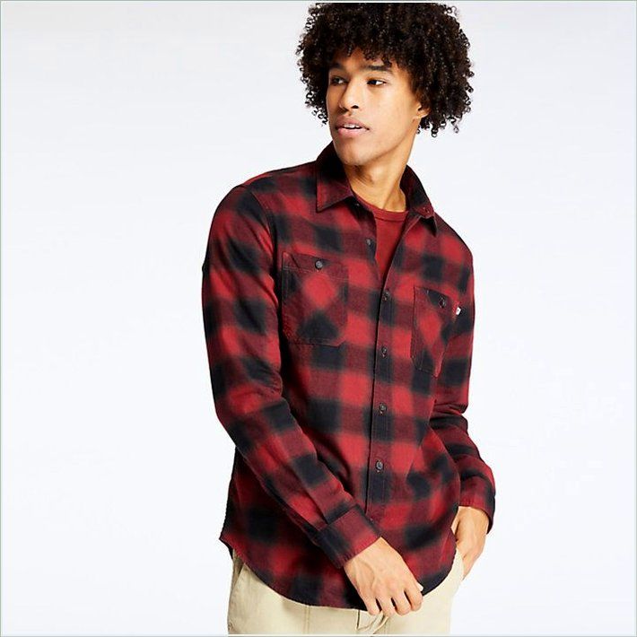  TIMBER Mens Nashua River Midweight Flannel Shirt