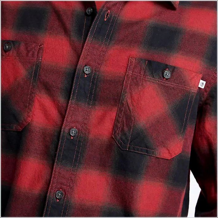  TIMBER Mens Nashua River Midweight Flannel Shirt