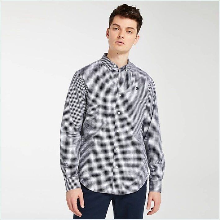  TIMBER Mens Suncook River Gingham Shirt