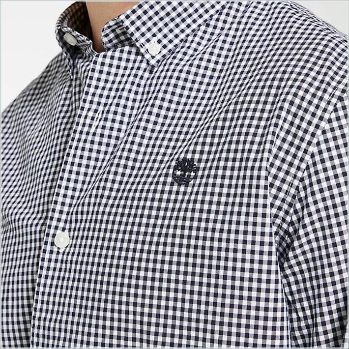  TIMBER Mens Suncook River Gingham Shirt