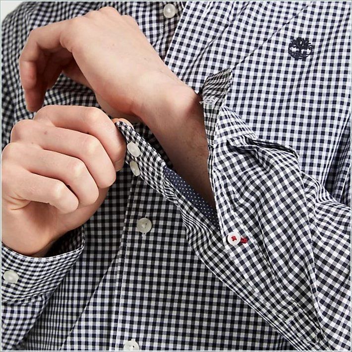  TIMBER Mens Suncook River Gingham Shirt