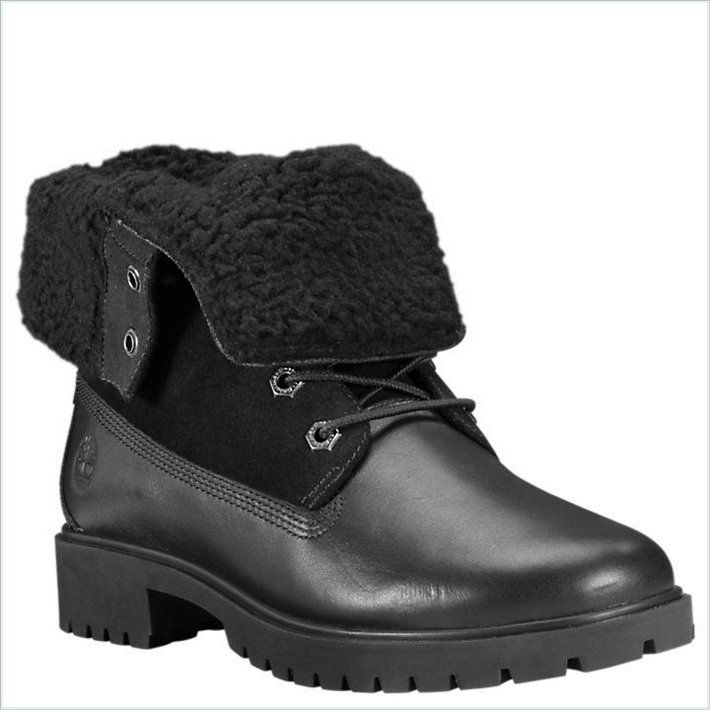  TIMBER Womens Jayne Waterproof Fleece Fold-Down Boots