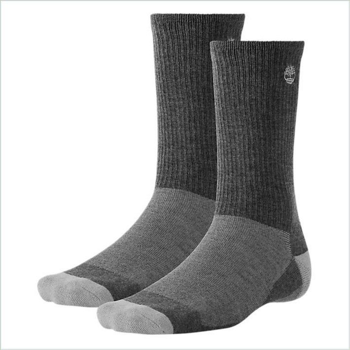  TIMBER Mens Essential Cooling Crew Socks (2-Pack)