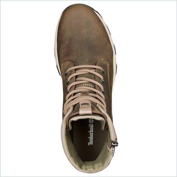  TIMBER Mens Brooklyn Side-Zip Sneaker Boots