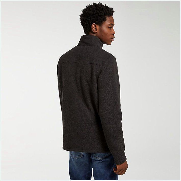  TIMBER Mens Mt. Cardigan Quarter-Zip Fleece Sweater