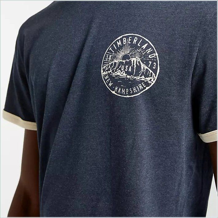  TIMBER Mens Hit the Mountains Ringer T-Shirt