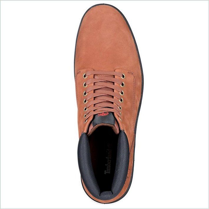  TIMBER Mens Bradstreet Leather Chukka Sneaker Boots