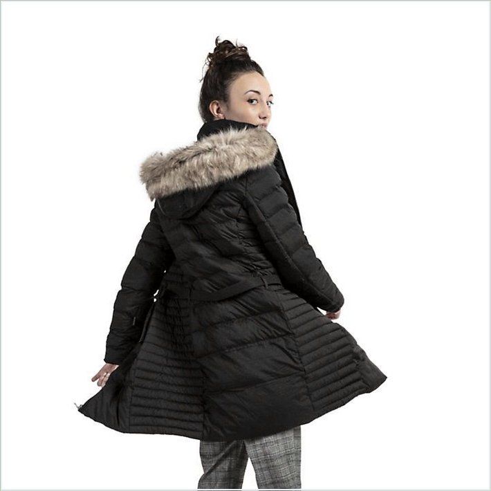  TIMBER Womens Long Quilted Jacket